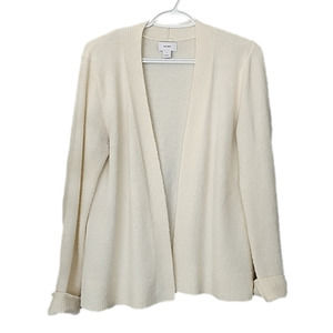 OLD navy cream open cardigan medium
